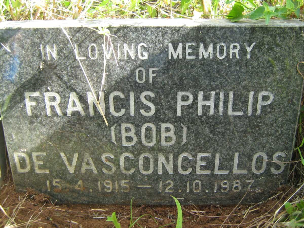 VASCONCELLOS Francis Philip, de 1915-1987