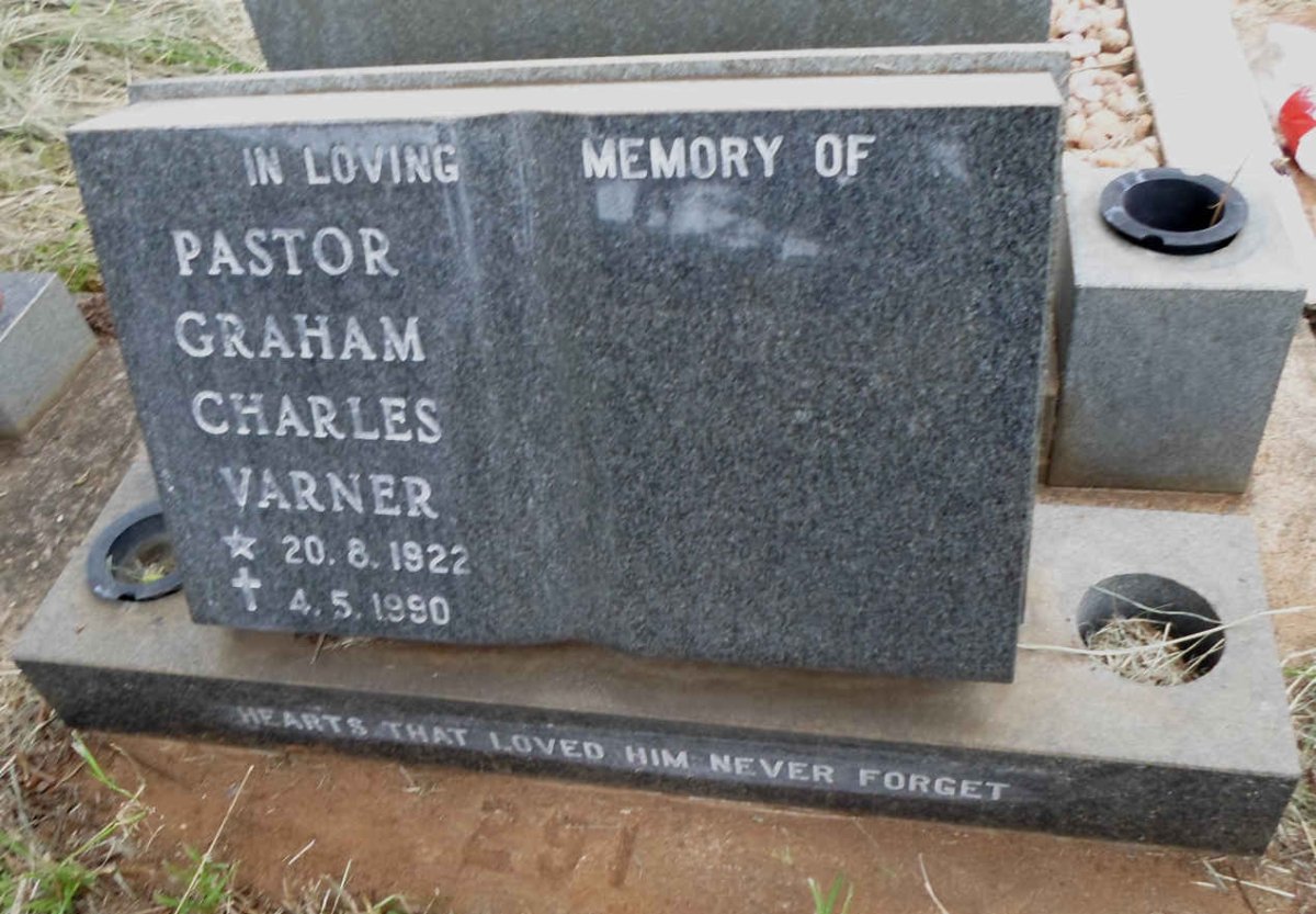 VARNER Graham Charles 1922-1990
