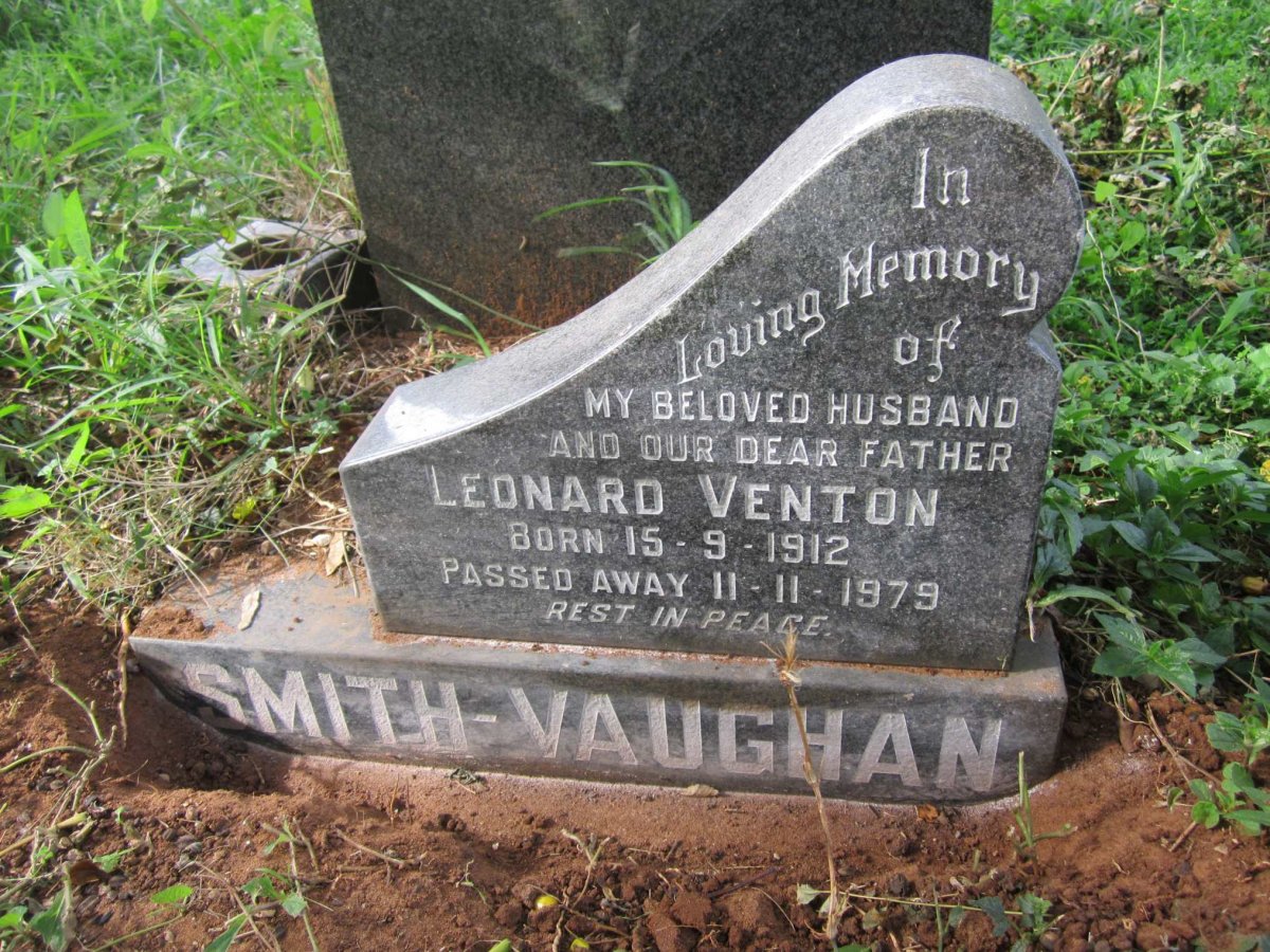 VAUGHAN Leonard Venton, SMITH- 1912-1979