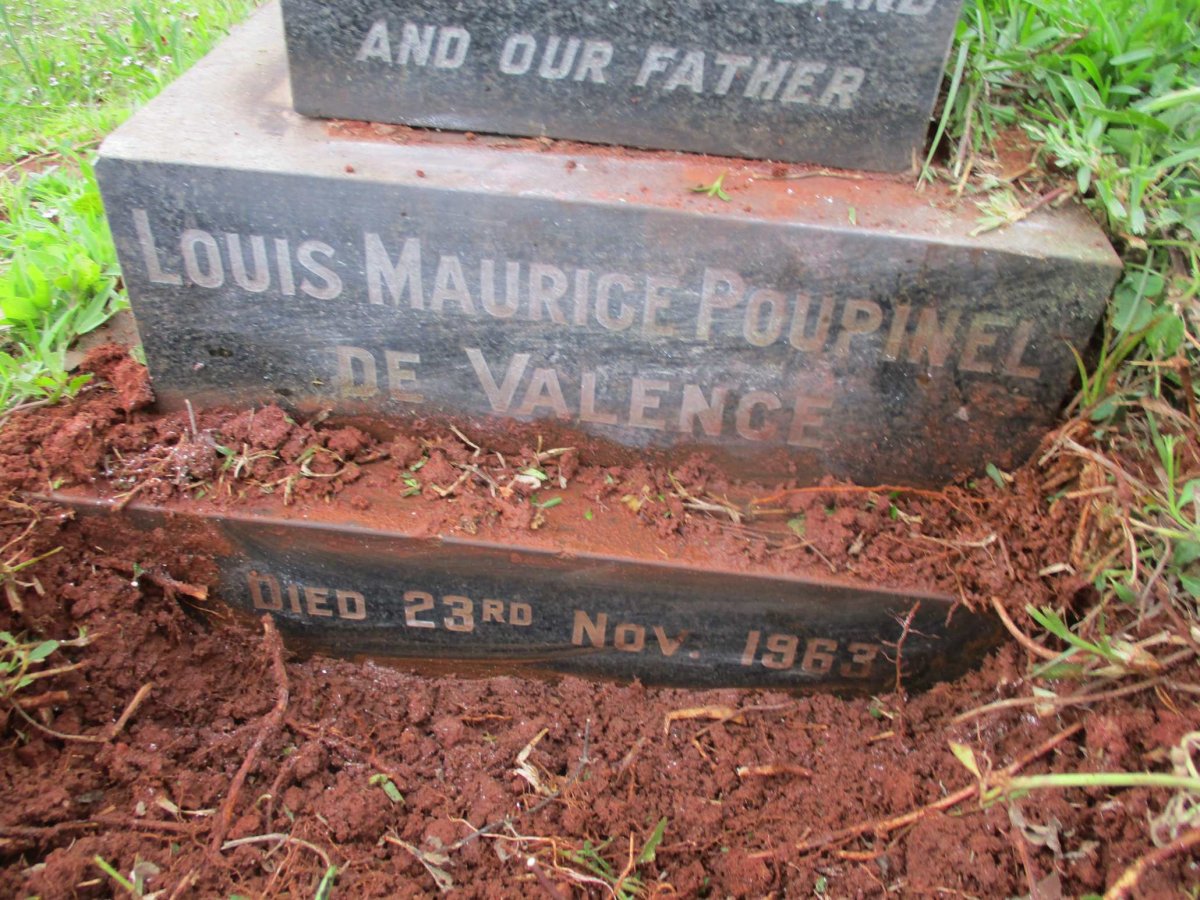 VALENCE Louis Maurice Poupinel, de -1963