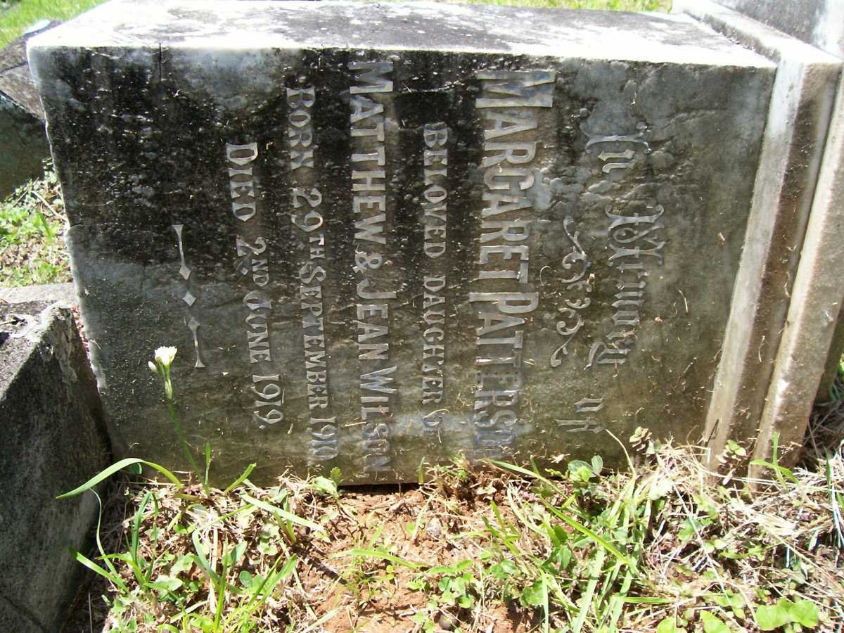 WILSON Margaret Patterson 1910-1919