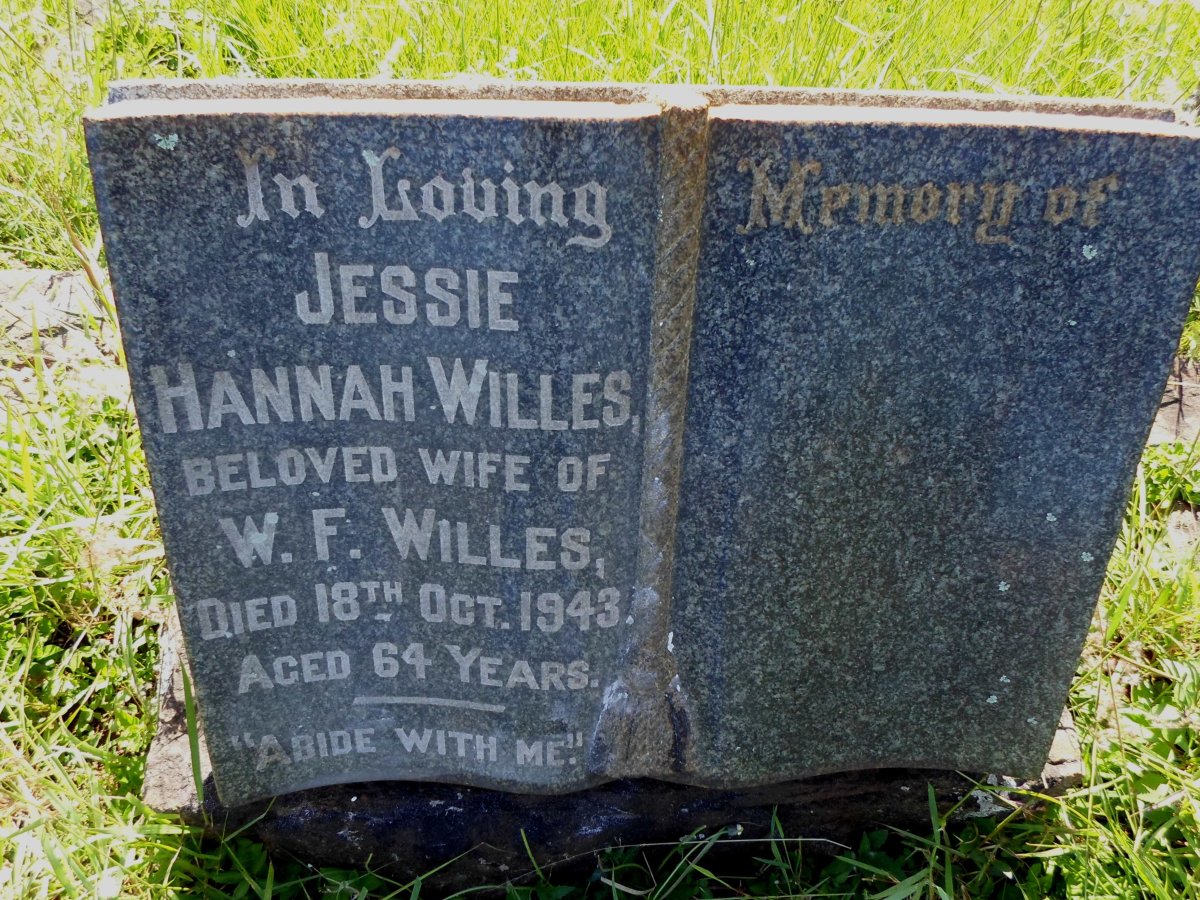 WILLES Jessie Hannah -1943