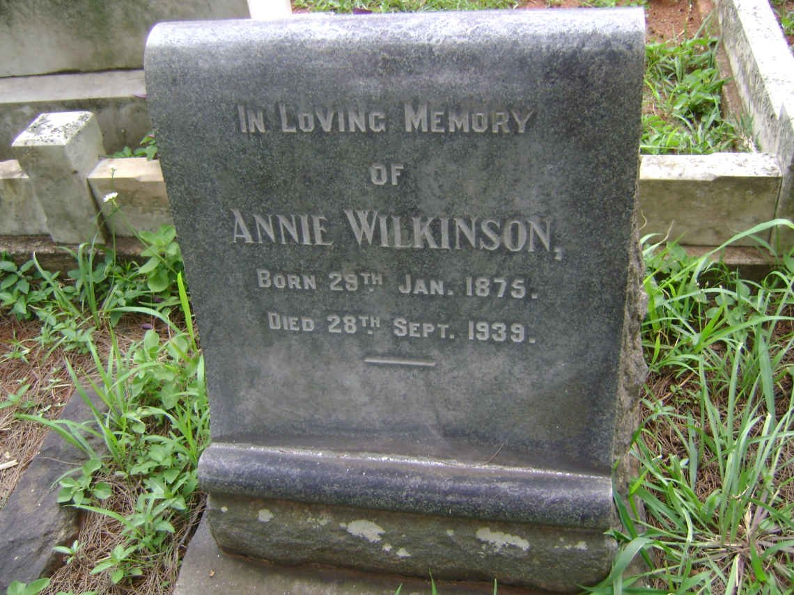 WILKINSON Annie 1875-1939