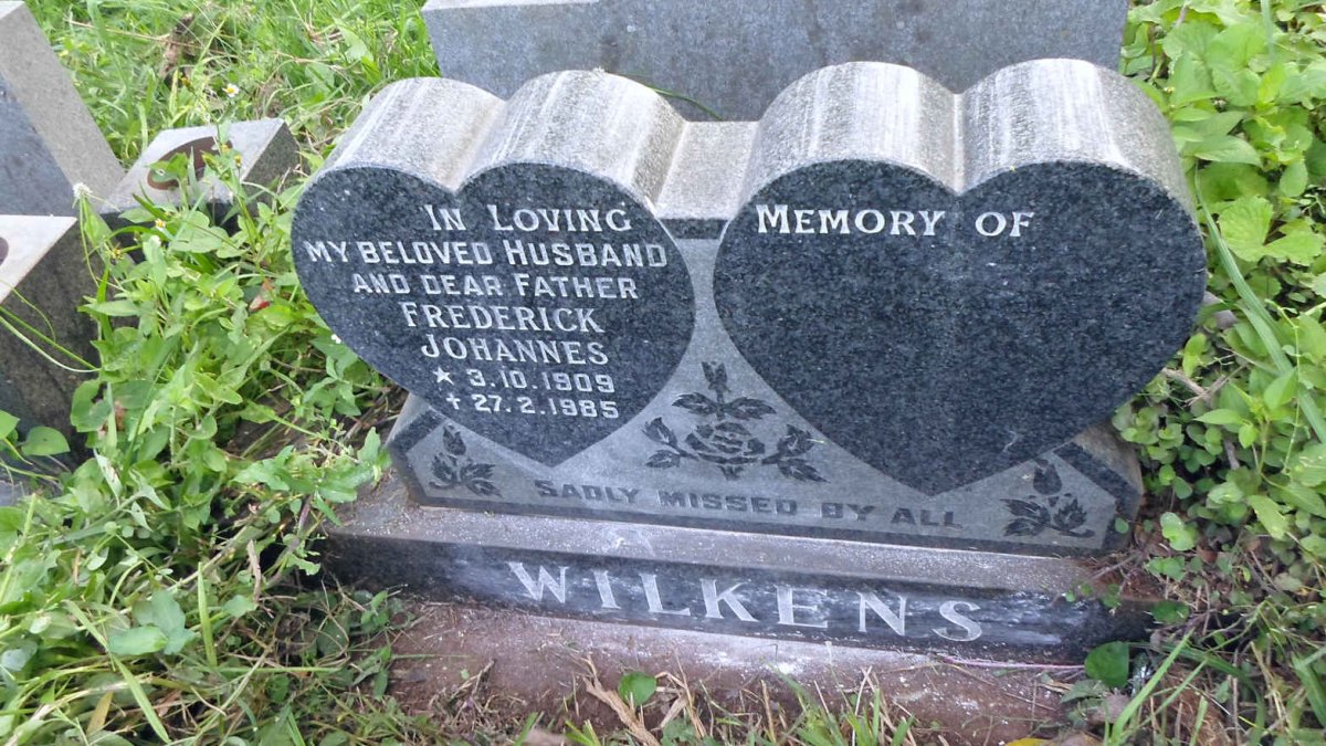 WILKENS Frederick Johannes 1909-1985