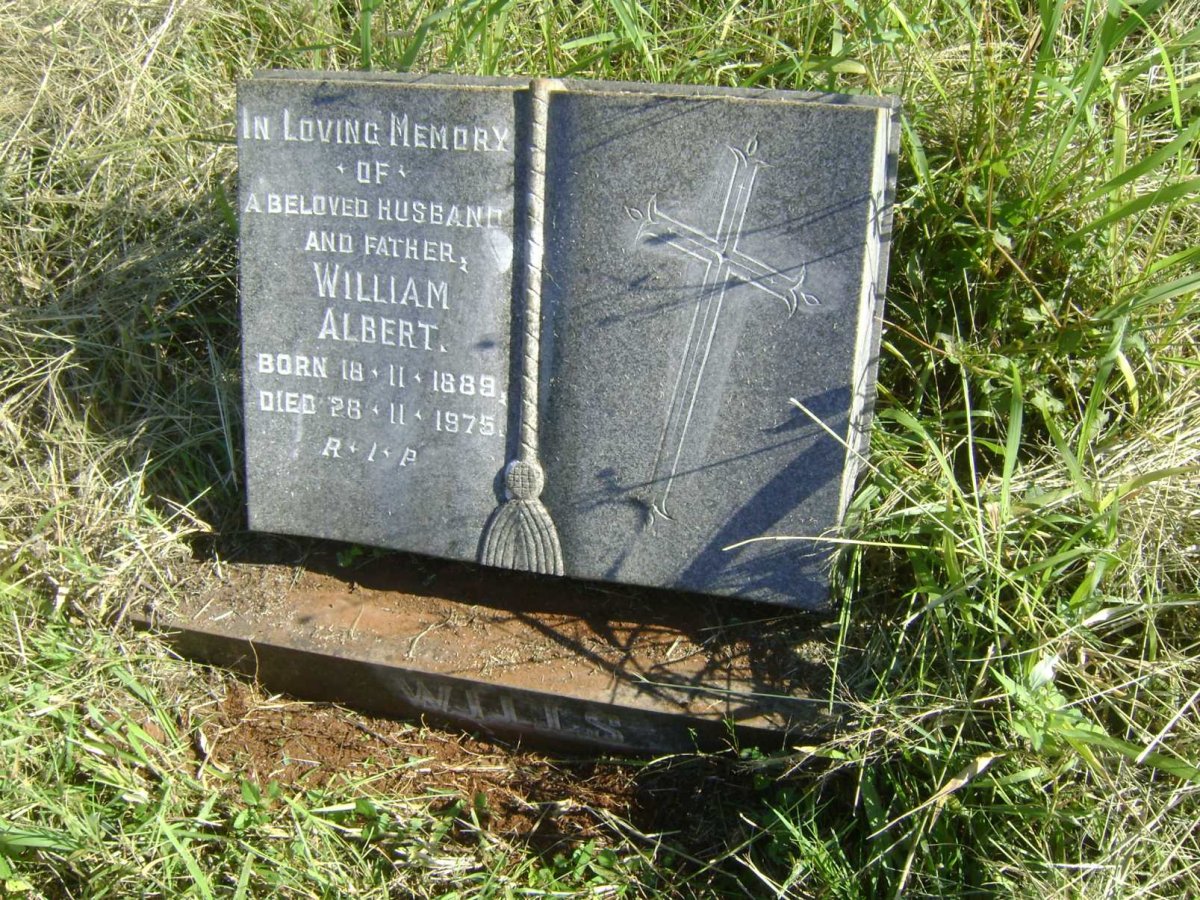 WILLS William Albert 1889-1975