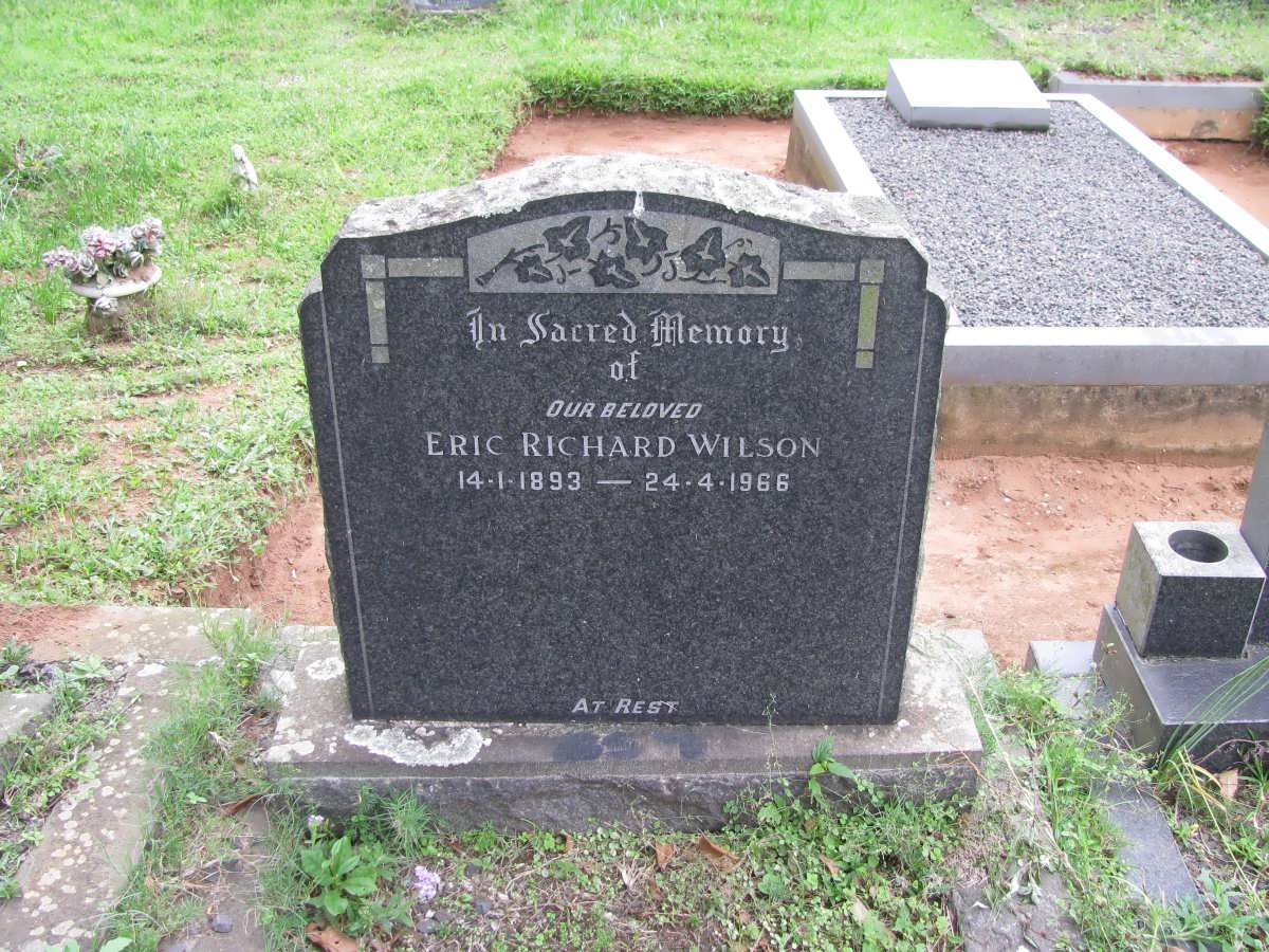 WILSON Eric Richard 1893-1966