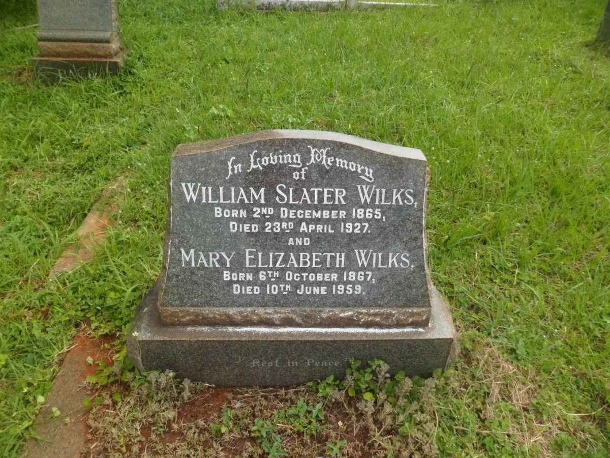 WILKS William Slater 1865-1927 &amp; Mary Elizabeth 1867-1959