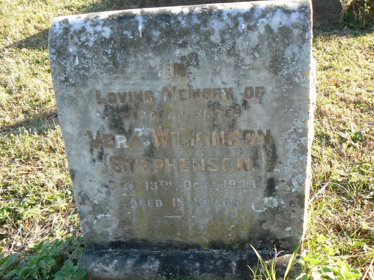 WILKINSON Vera -1923 (STEPHENSON)