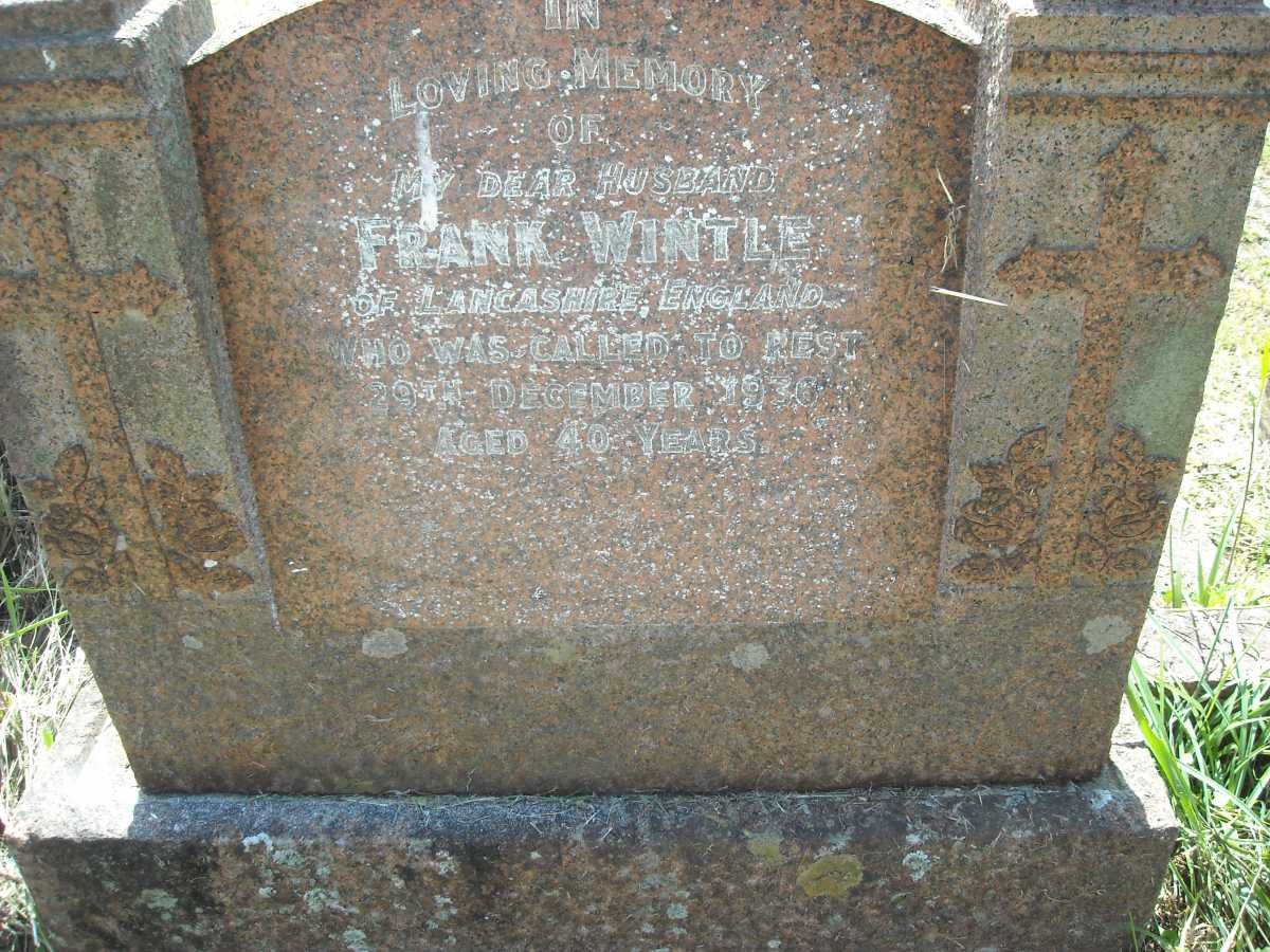 WINTLE Frank -1936