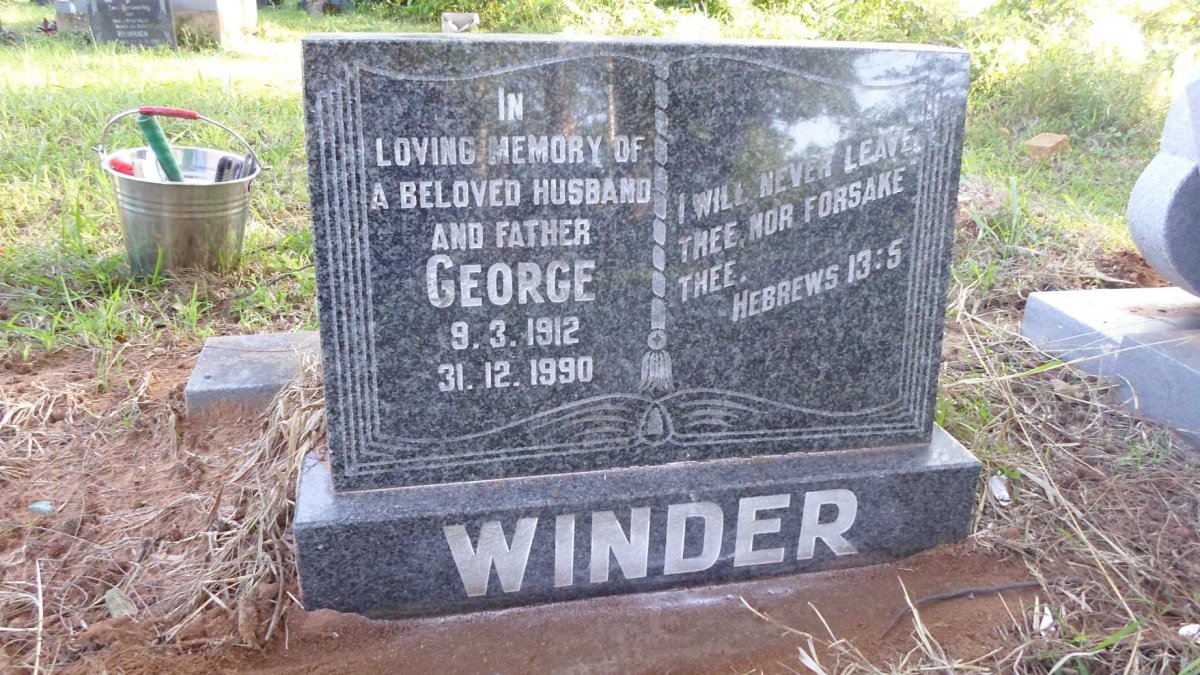 WINDER George 1912-1990