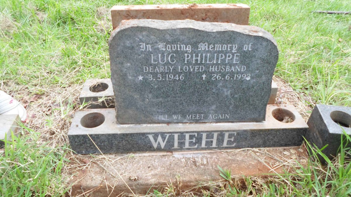 WIEHE Luc Philippe 1946-1993