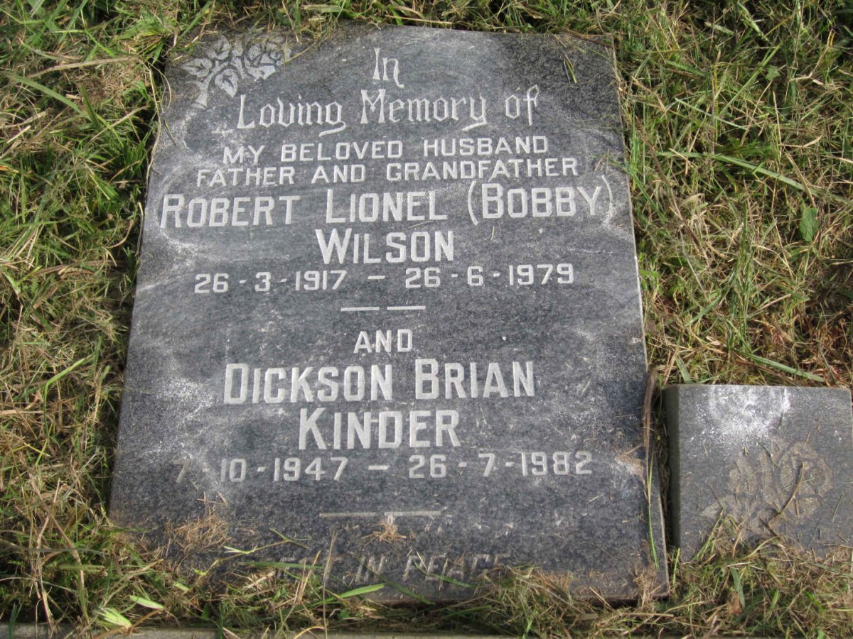 WILSON Robert Lionel 1917-1979 :: KINDER Dickson Brian 1947-1982