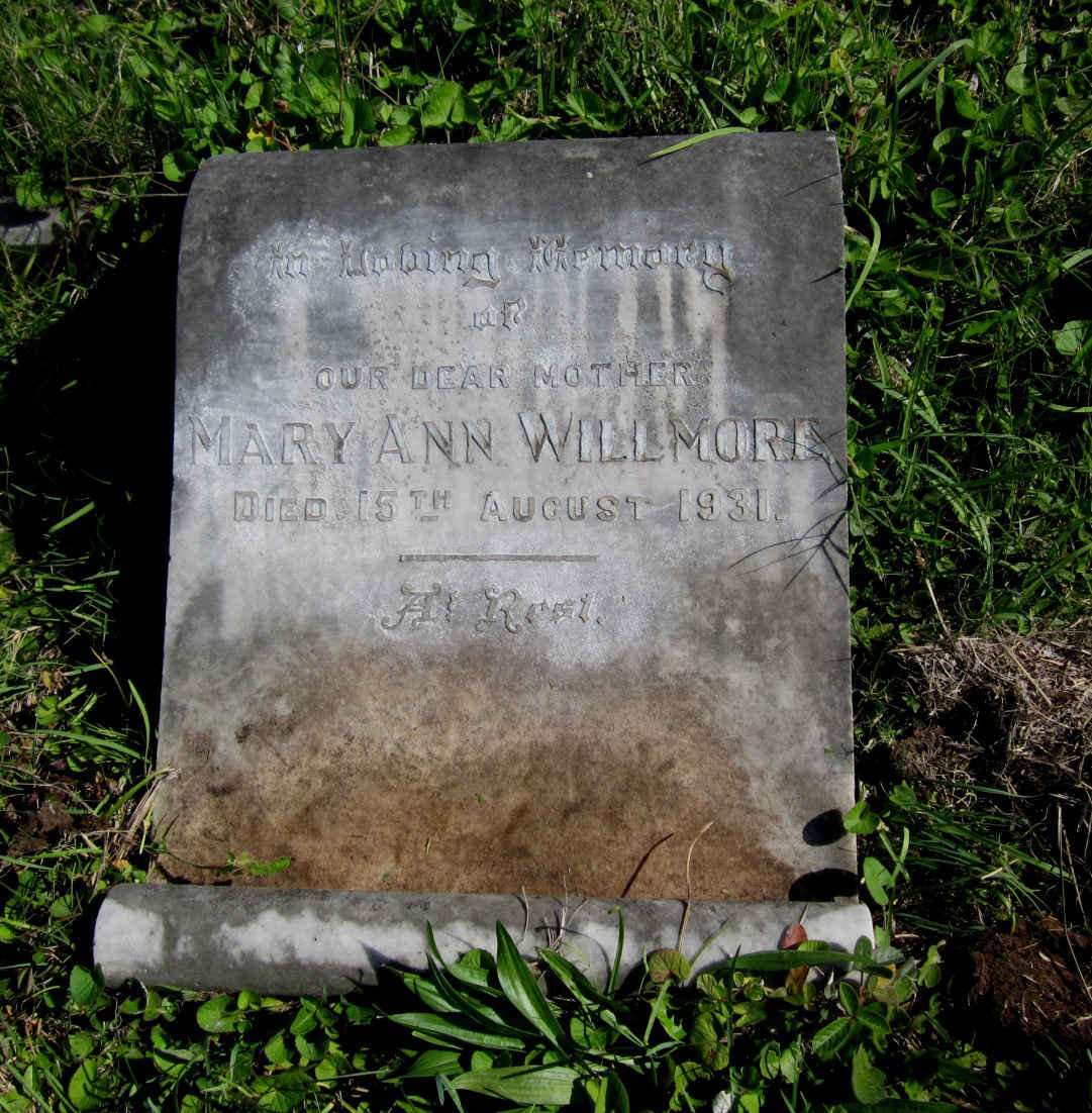 WILLMORE Mary Ann -1931