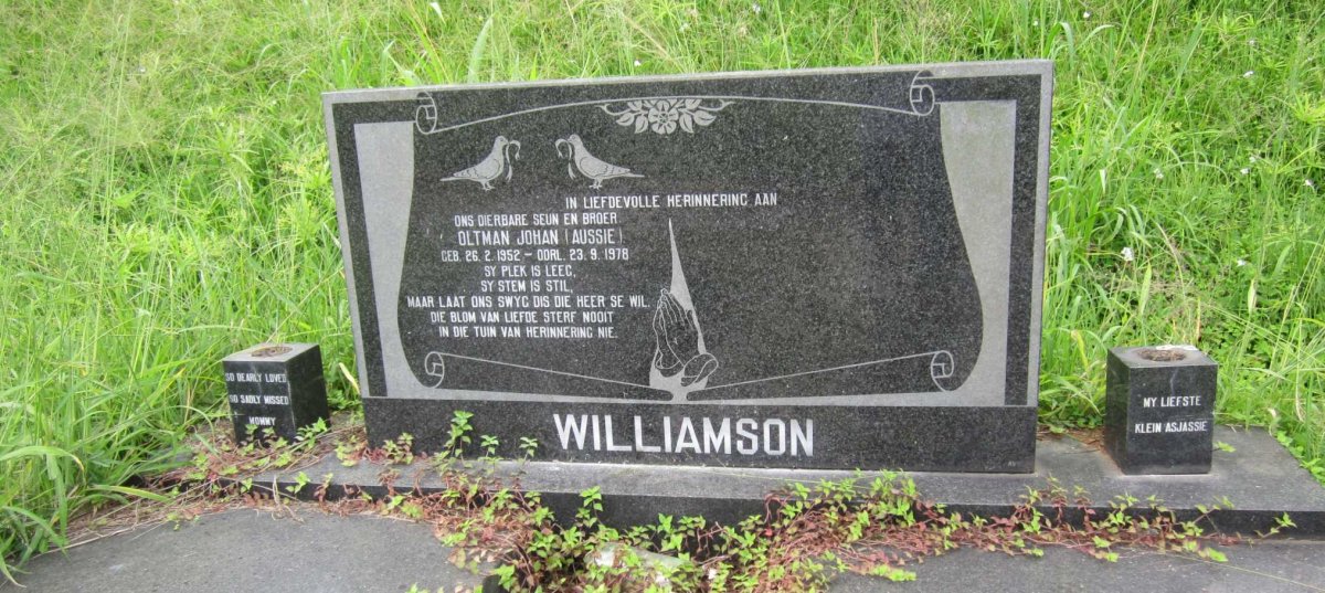 WILLIAMSON Oltman Johan 1952-1978