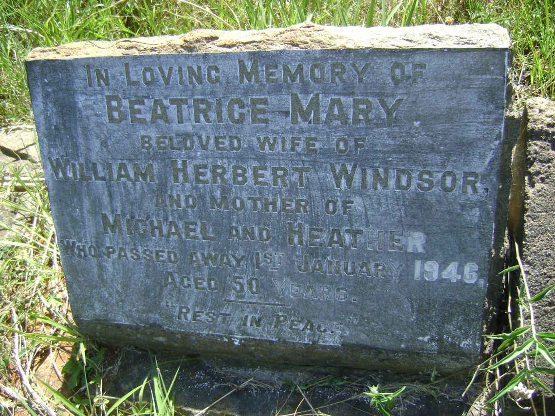 WINDSOR Beatrice Mary -1946