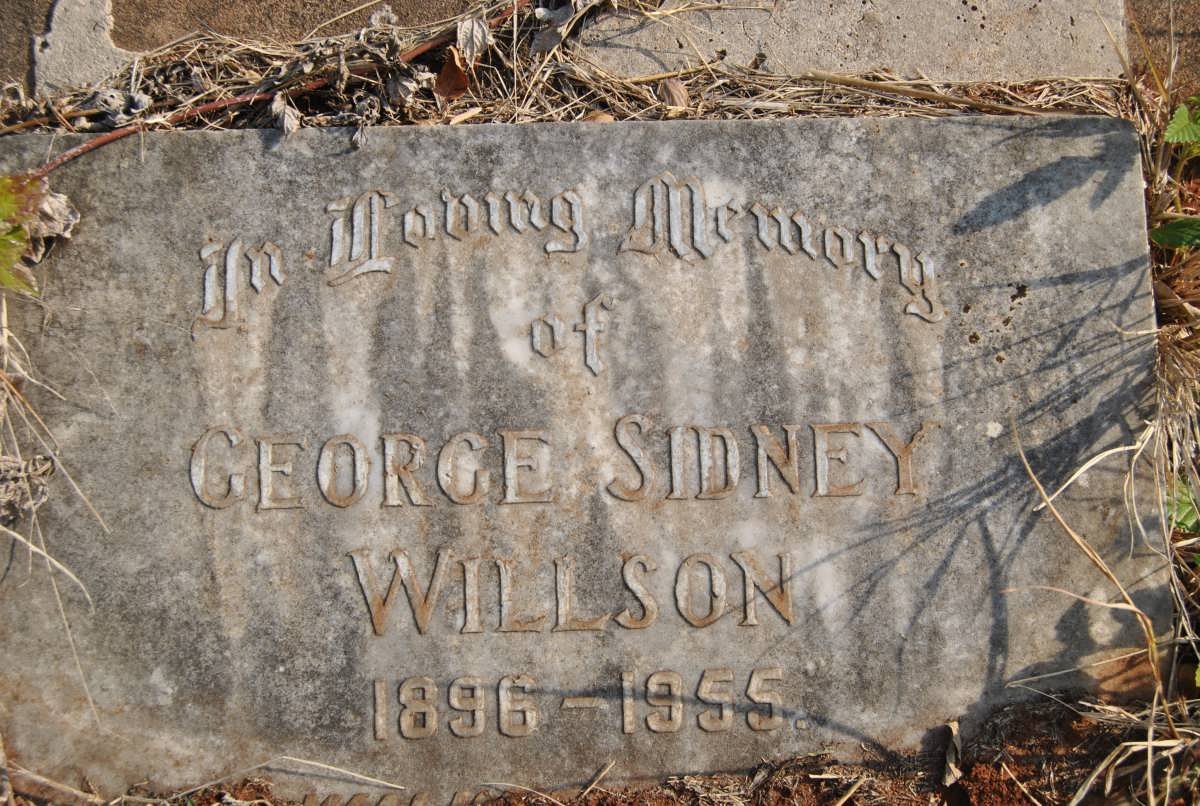 WILLSON George Sidney 1896-1955