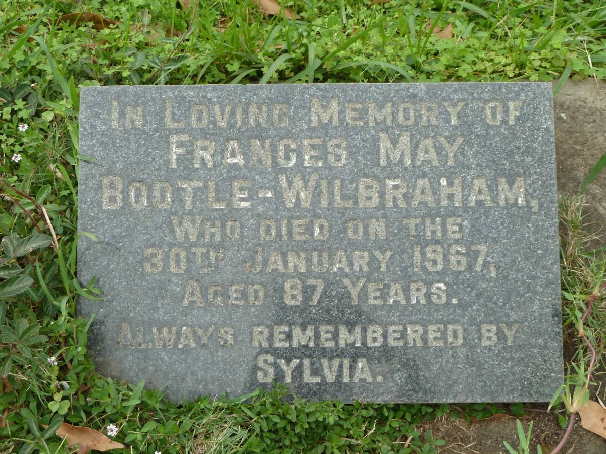 WILBRAHAM Frances May, Bootle -1967