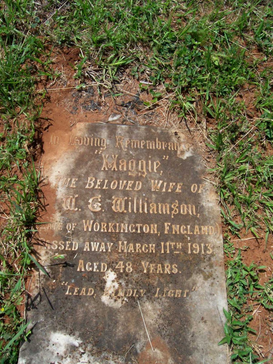 WILLIAMSON Maggie -1913