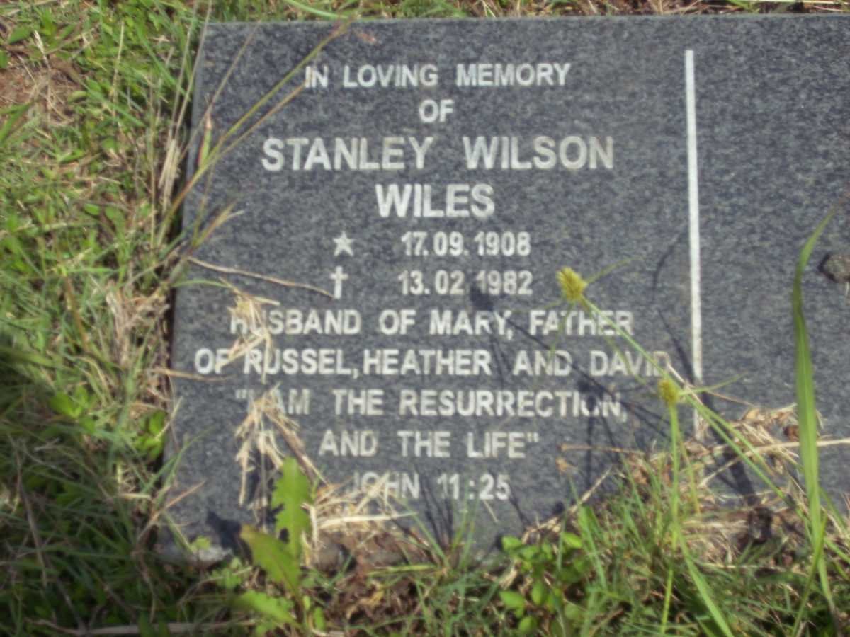 WILES Stanley Wilson 1908-1982