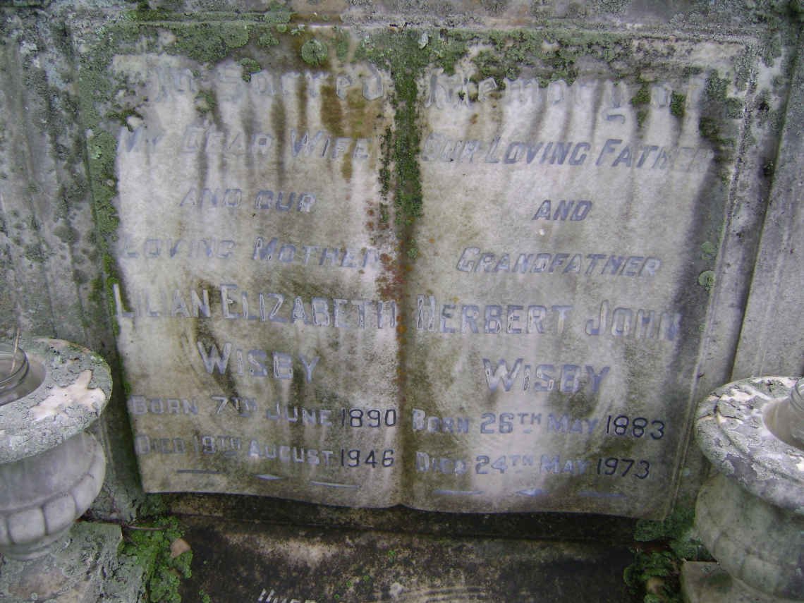 WISBY Herbert John 1883-1973 &amp; Lilian Elizabeth 1890-1946