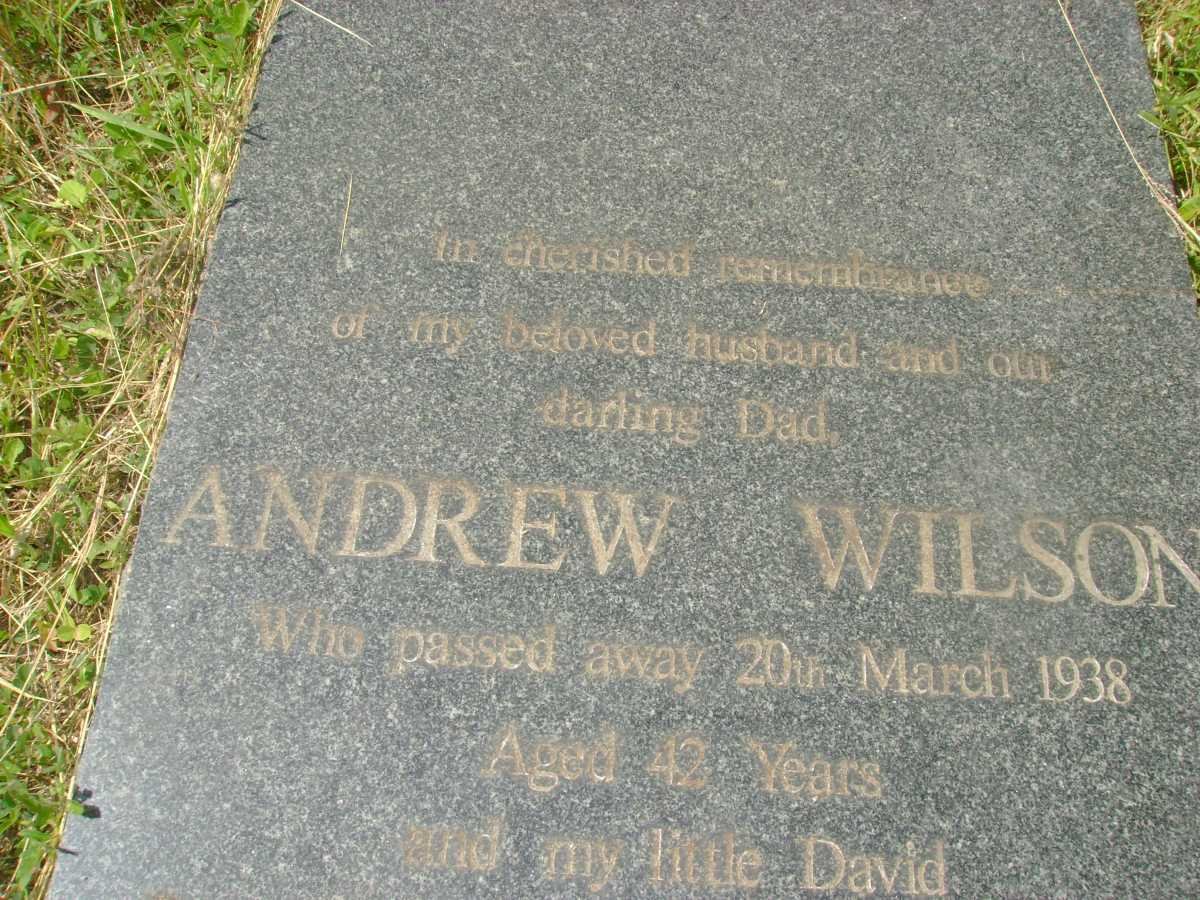 WILSON Andrew -1938 