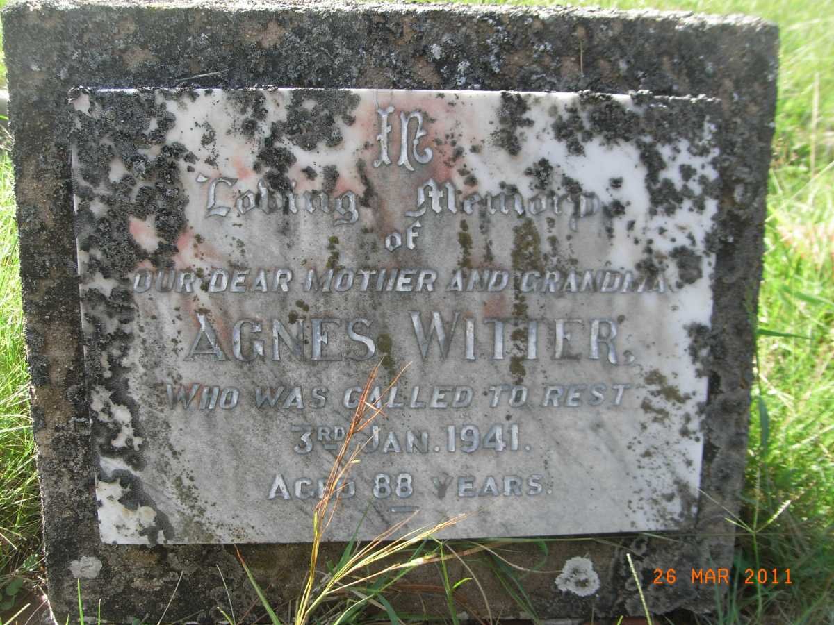 WITTER William -1958 &amp; Mary Virginia -1963