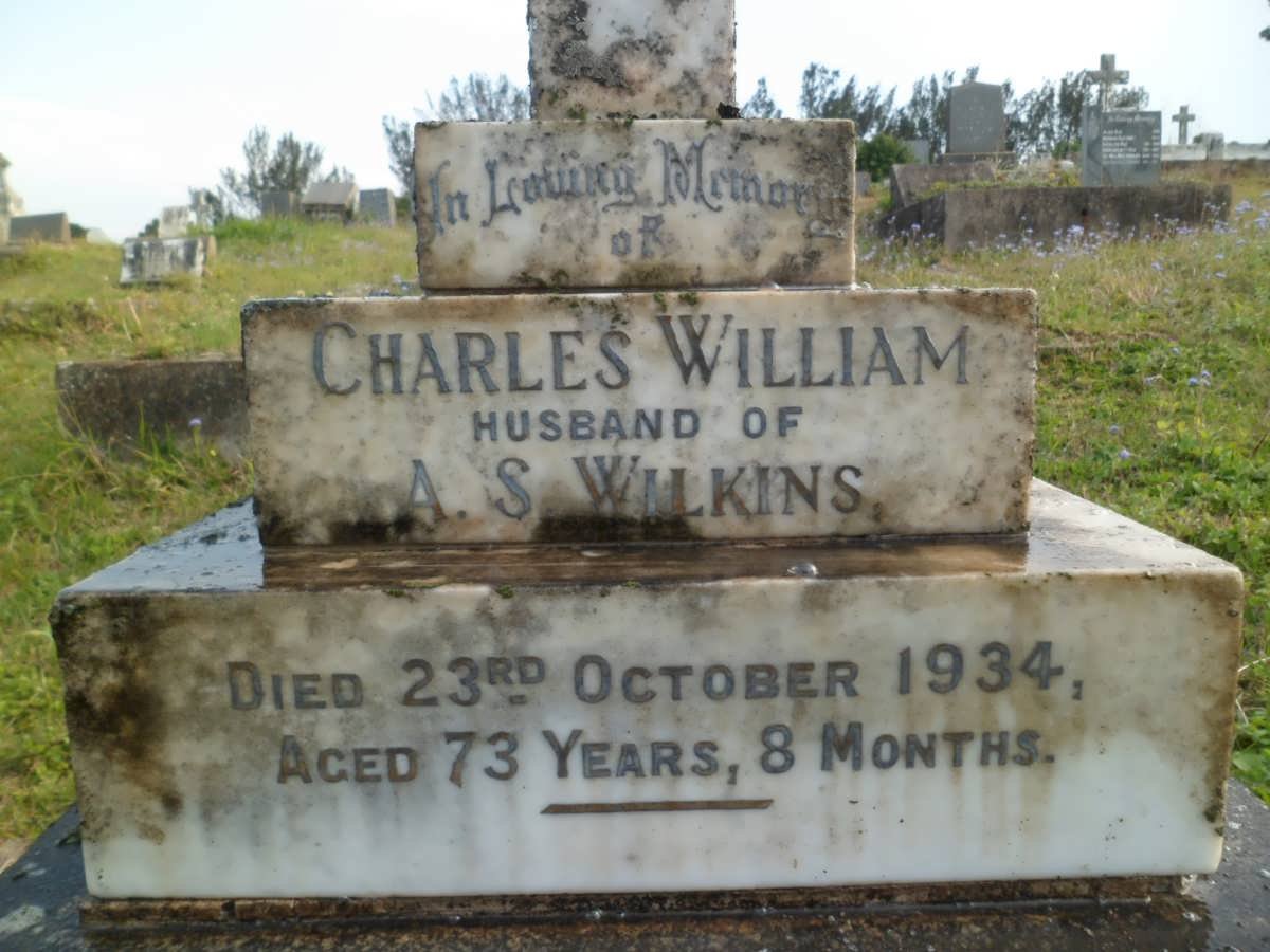 WILKINS Charles William -1934 &amp; Anne Stone -1957 :: WILSON Charles Craig Innes -1962