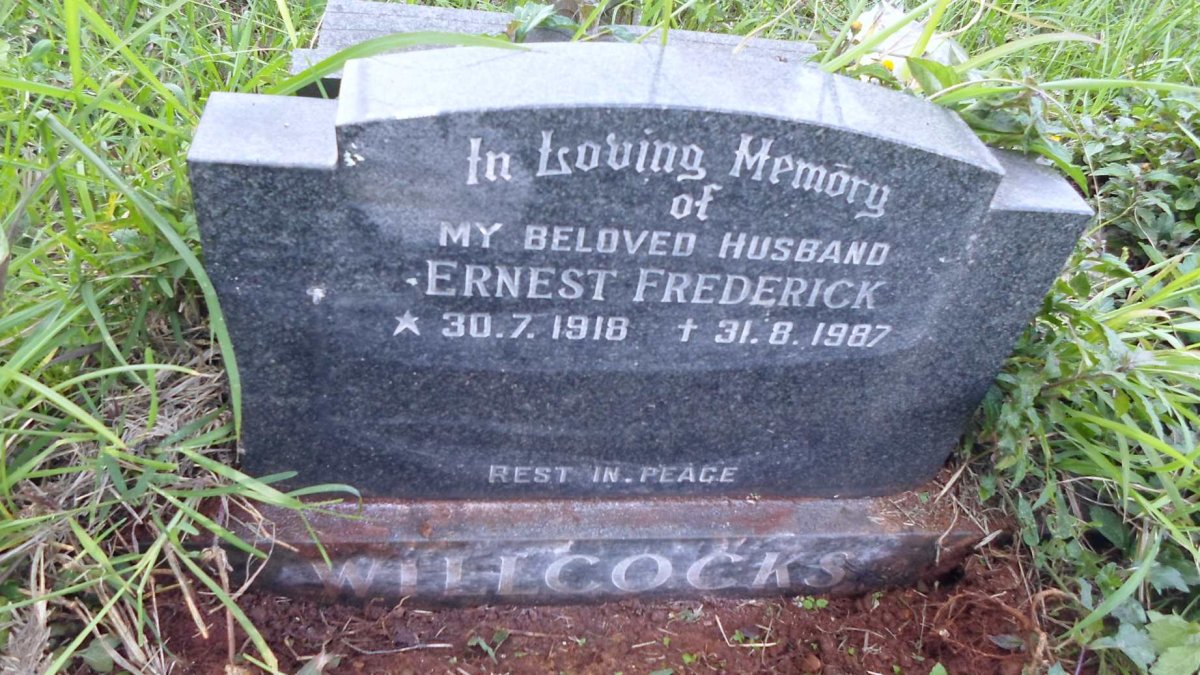 WILCOCKS Ernest Frederick 1918-1987