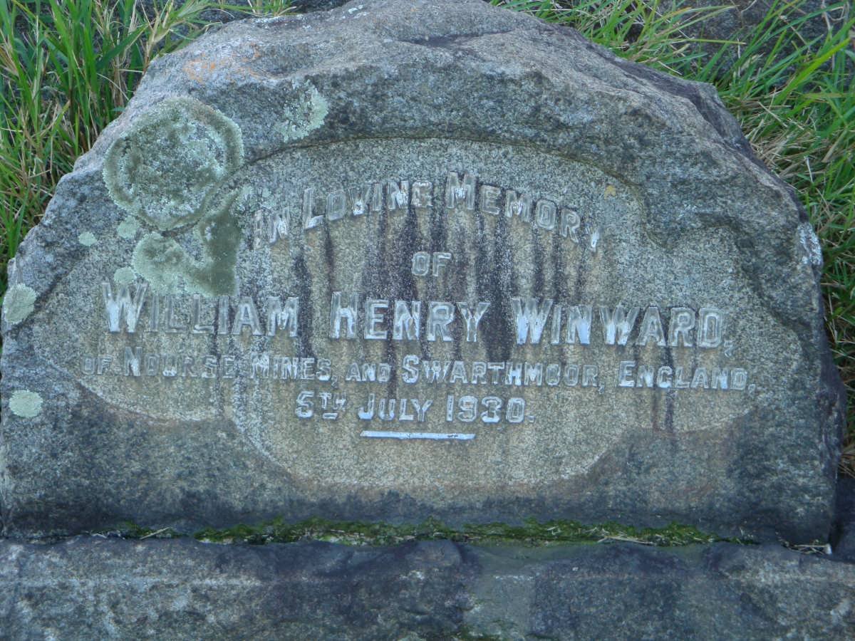 WINWARD William Henry -1930