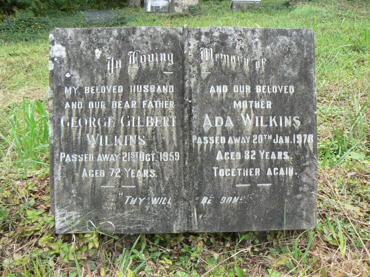 WILKINS George Gilbert -1959 &amp; Ada -1978