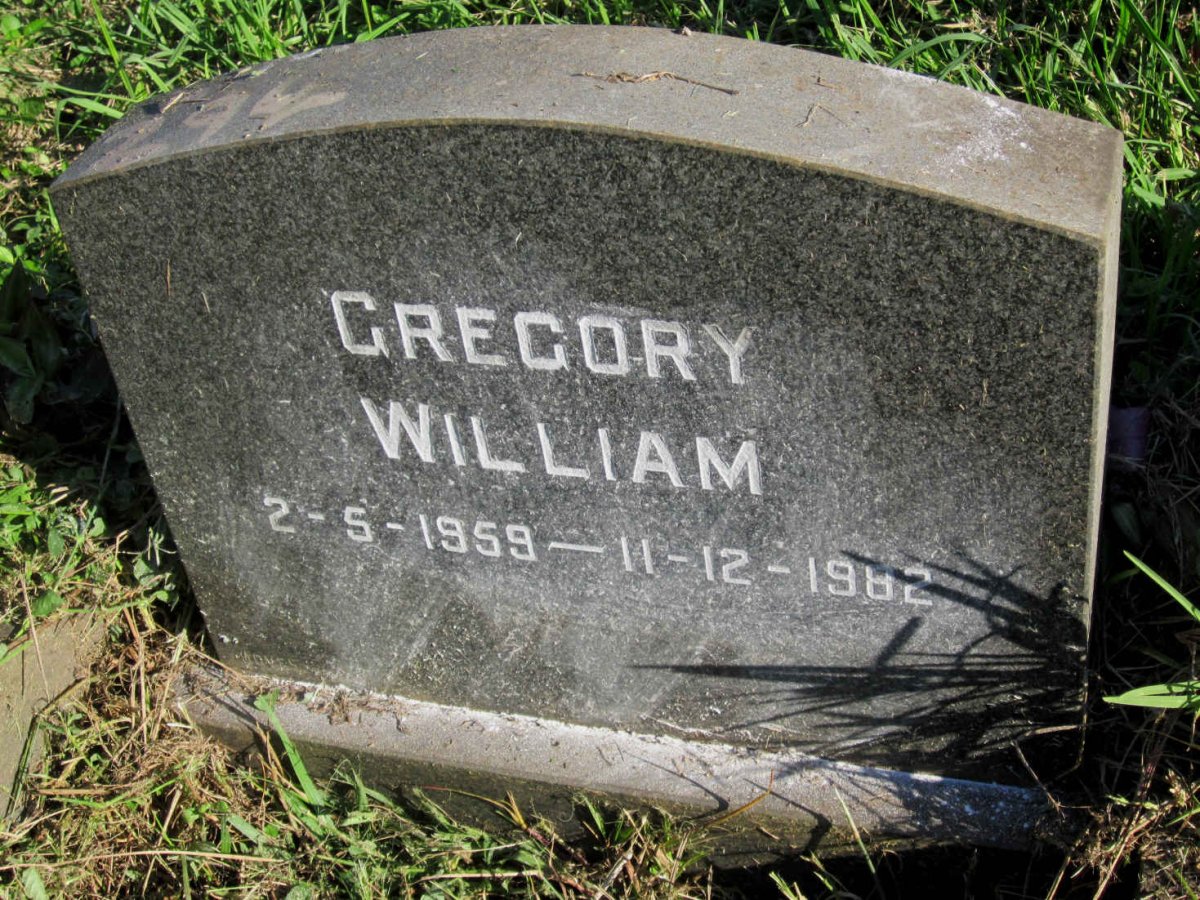 WILLIAM Gregory 1959-1982