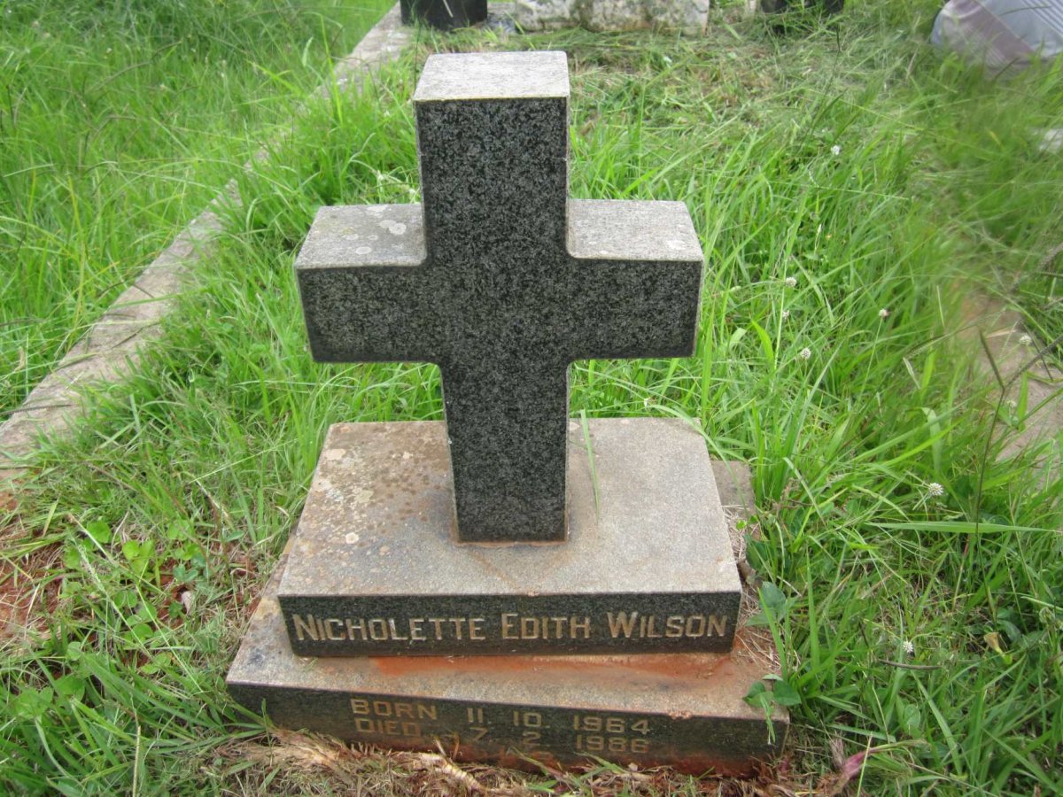 WILSON Nicholette Edith 1964-1986