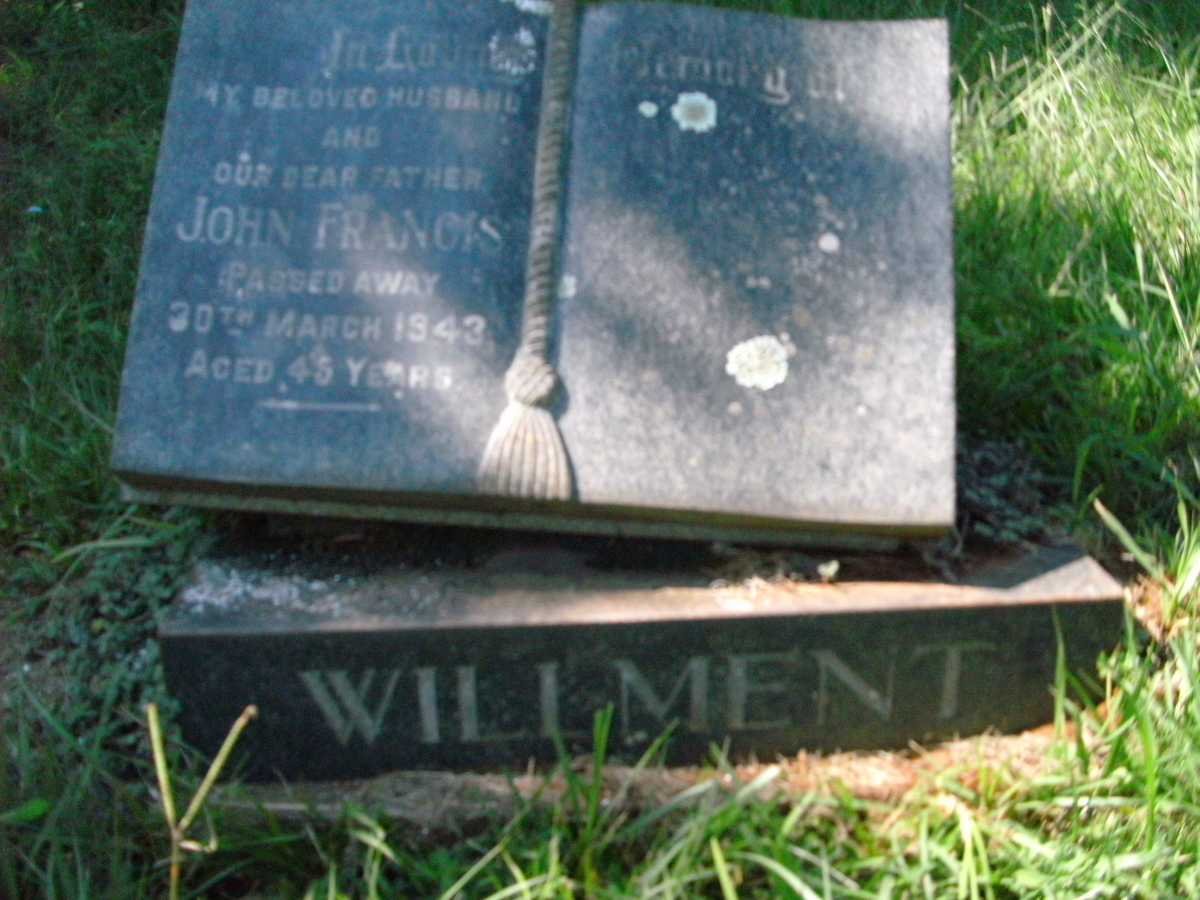 WILLMENT John Francis -1943