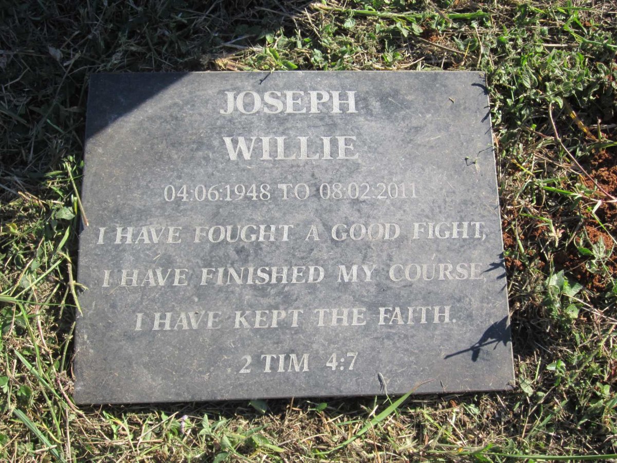 WILLIE Joseph 1948-2011