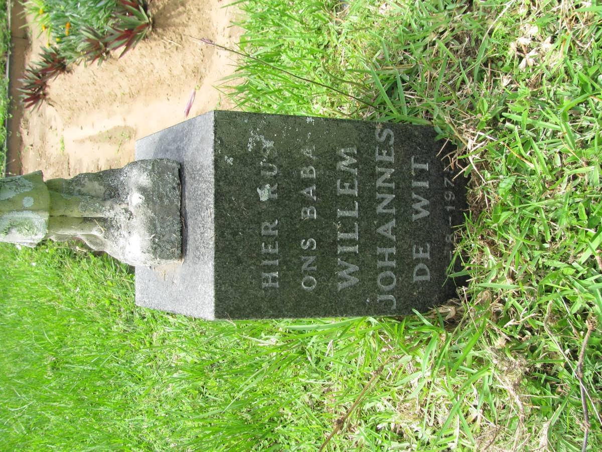 WIT Willem Johannes, de 1975-1975