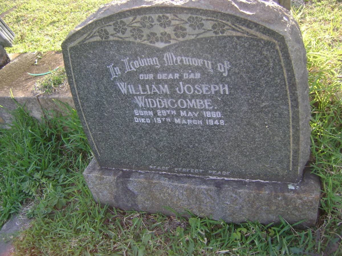 WIDDICOMBE William Joseph 1860-1948
