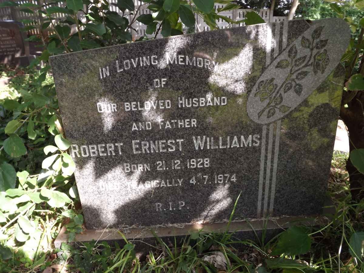 WILLIAMS Robert Ernest 1928-1974