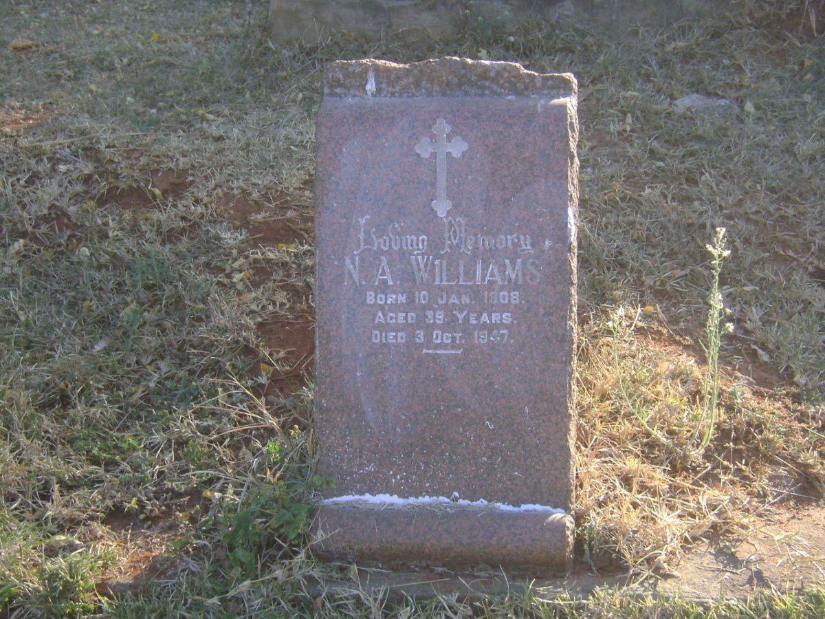 WILLIAMS N.A. 1908-1947