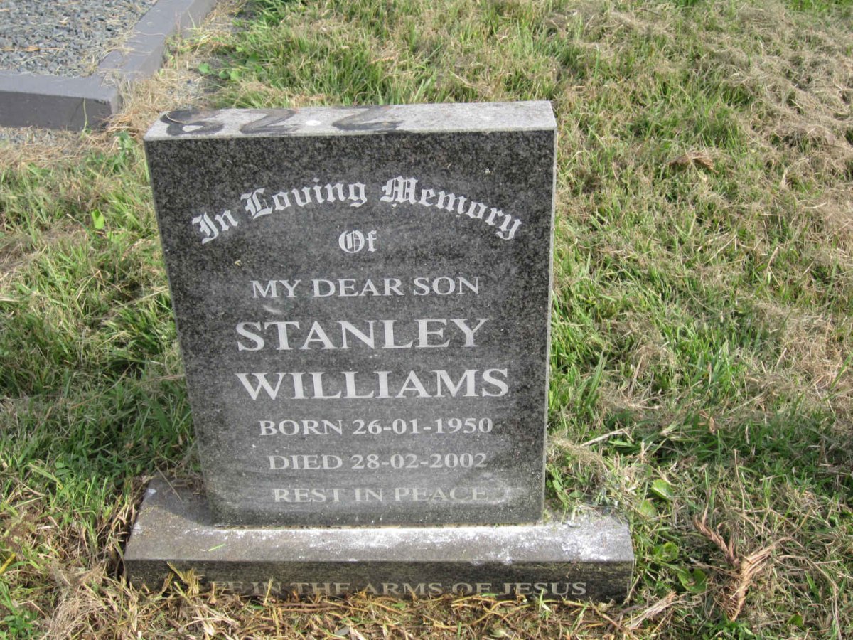 WILLIAMS Stanley 1950-2002