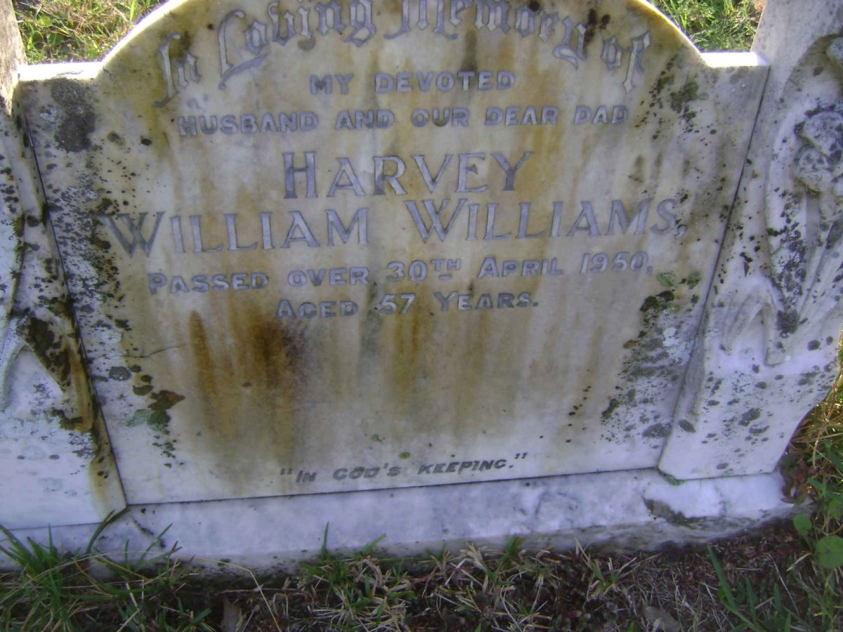 WILLIAMS Harvey William -1950