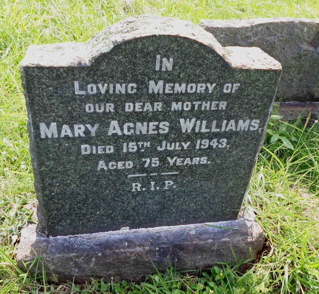 WILLIAMS Mary Agnes -1943