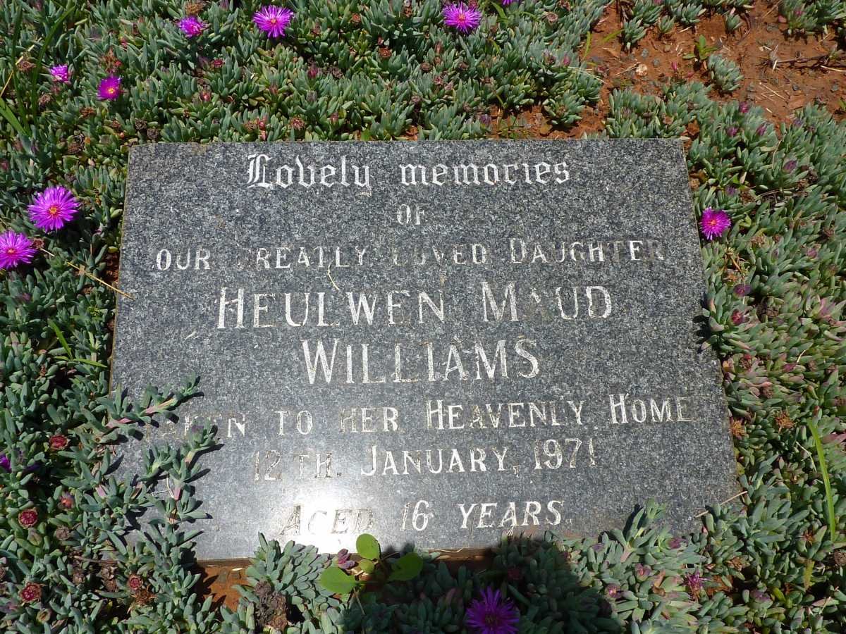 WILLIAMS Heulwen Maud -1971