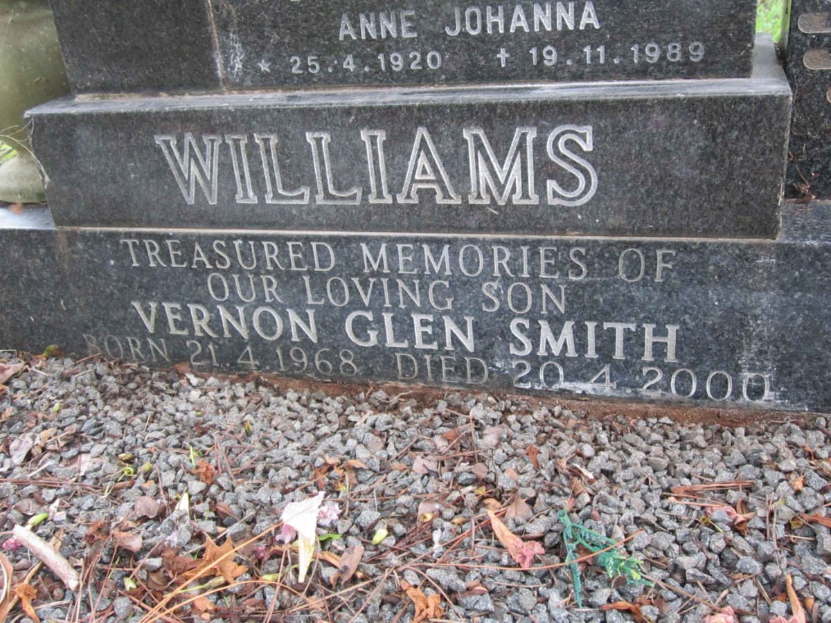 SMITH Vernon Glen 1968-2000