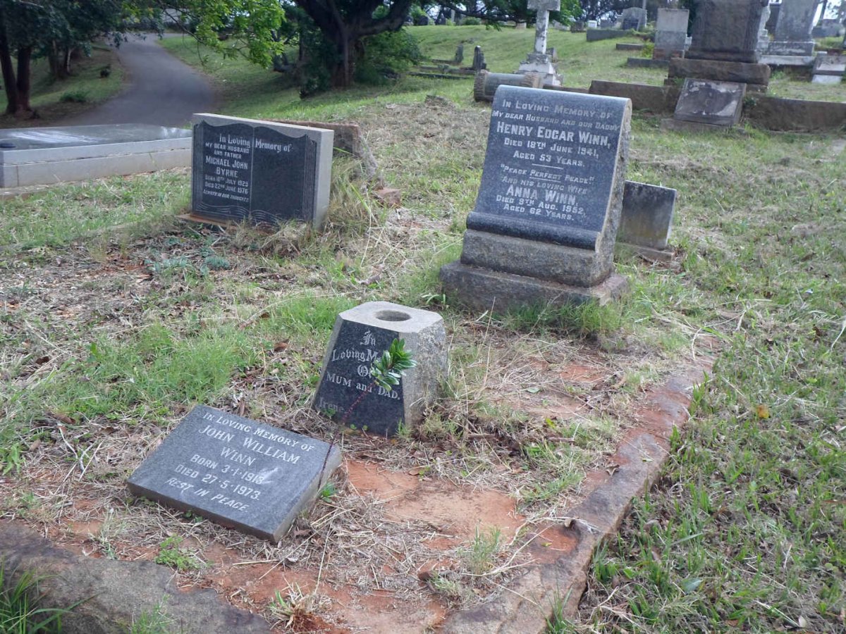 WINN Henry Edgar -1941 &amp; Anna -1952 :: WINN John William 1913-1973