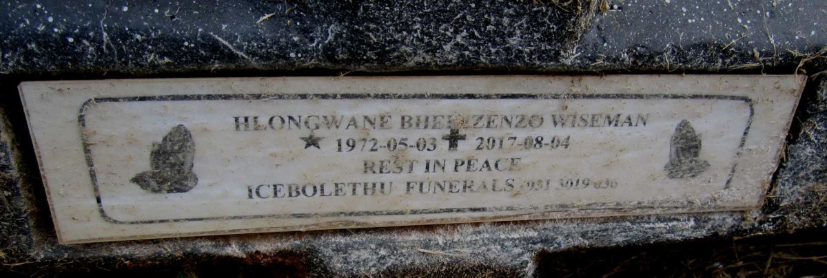WISEMAN Hlongwane Bhe??zenzo 1972-2017
