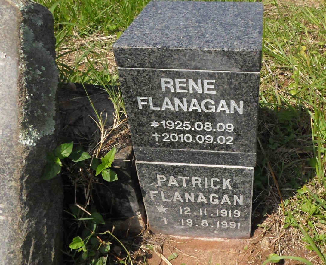 FLANAGAN Patrick 1919-1991 :: FLANAGAN Rene 1925-2010