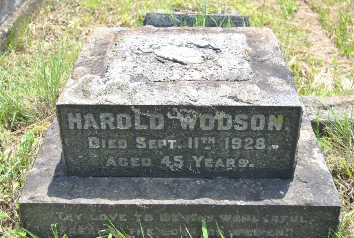 WODSON Harold -1928