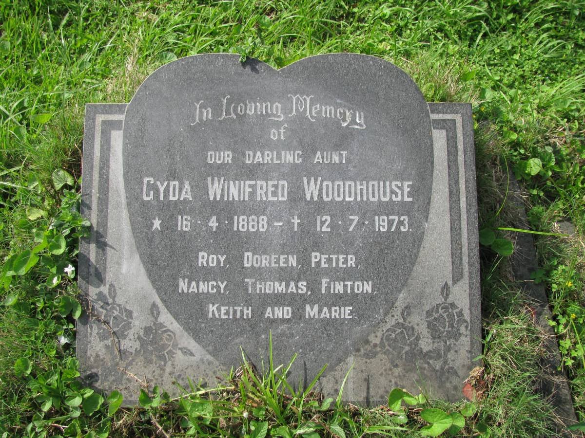 WOODHOUSE Gyda Winifred 1888-1973