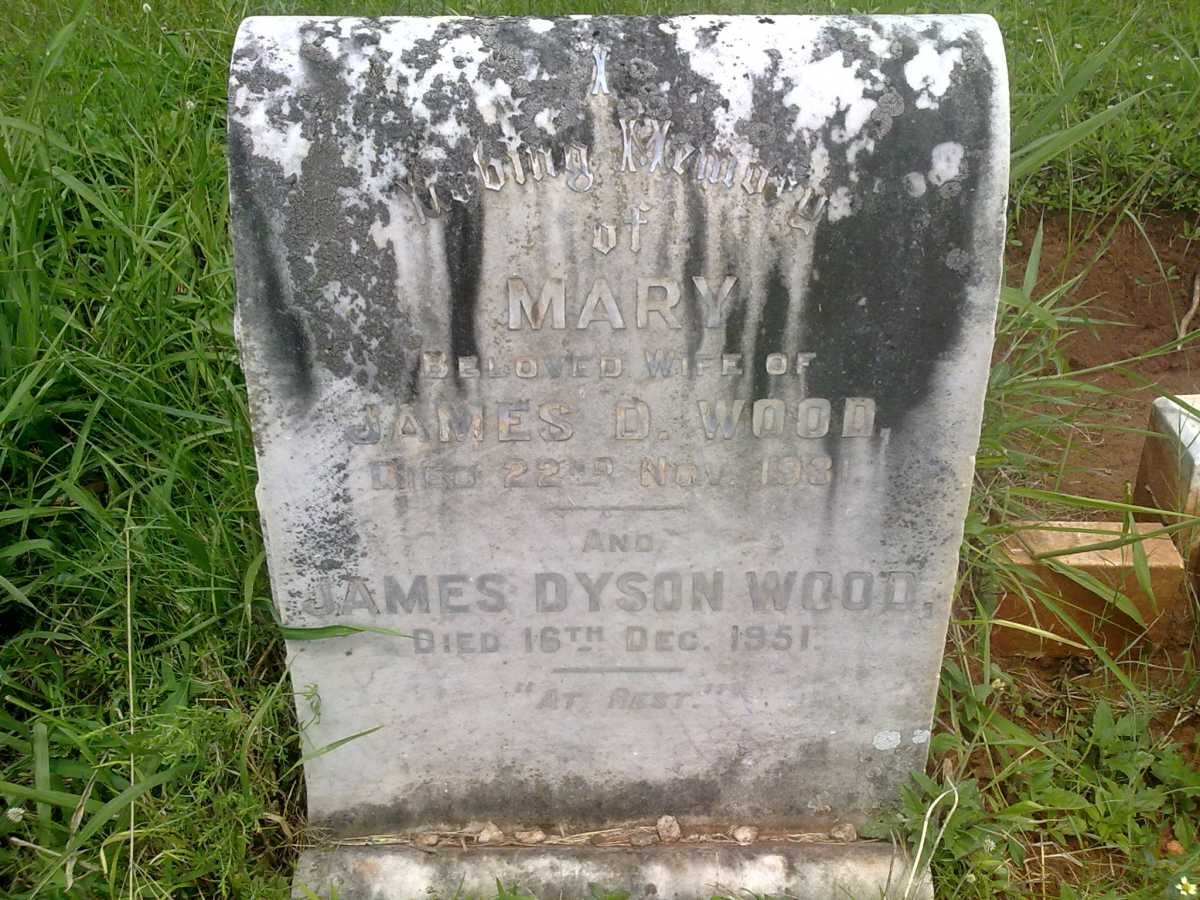 WOOD James Dyson -1951 &amp; Mary -1931