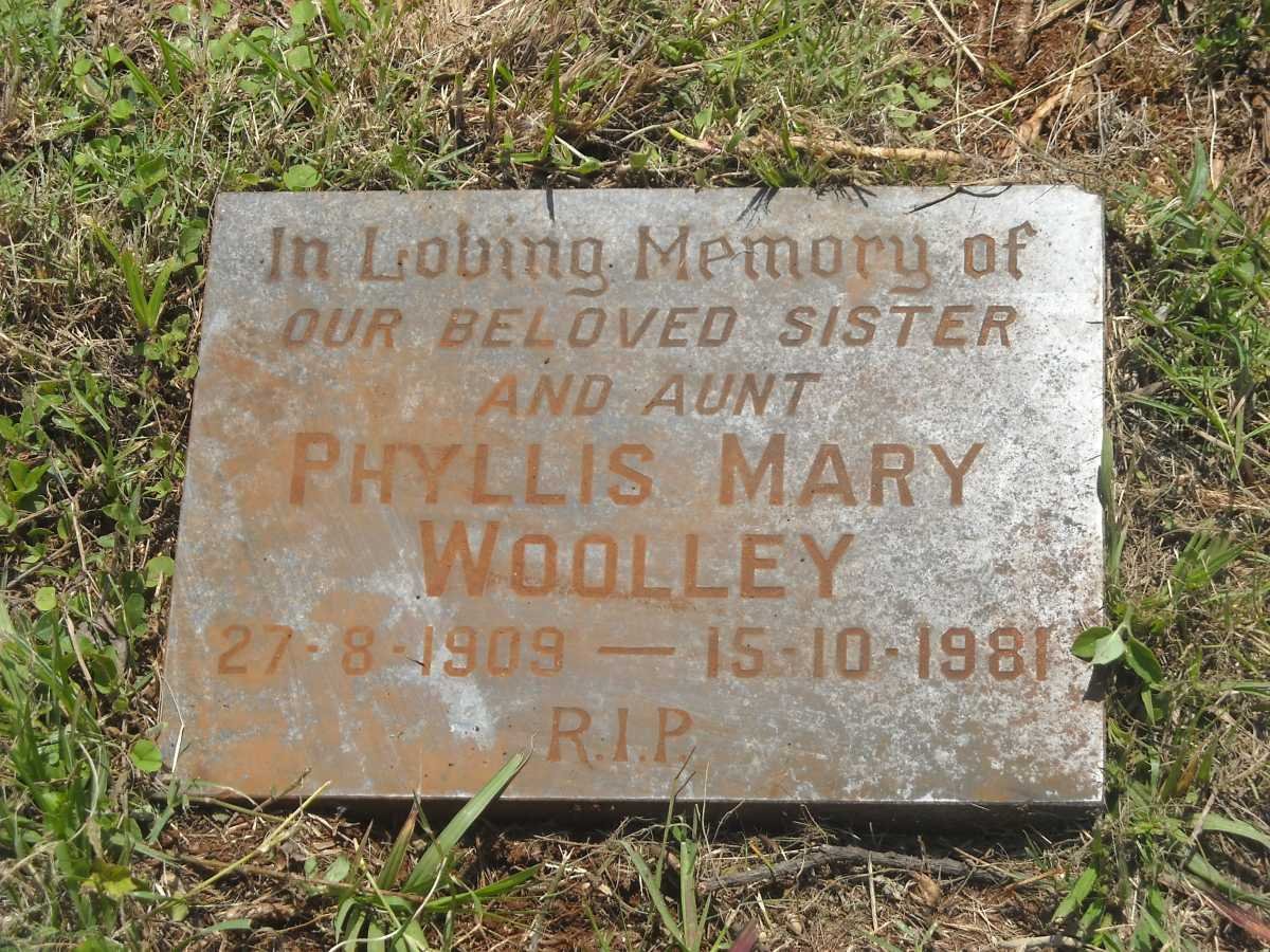 WOOLLEY Phyllis Mary 1909-1981